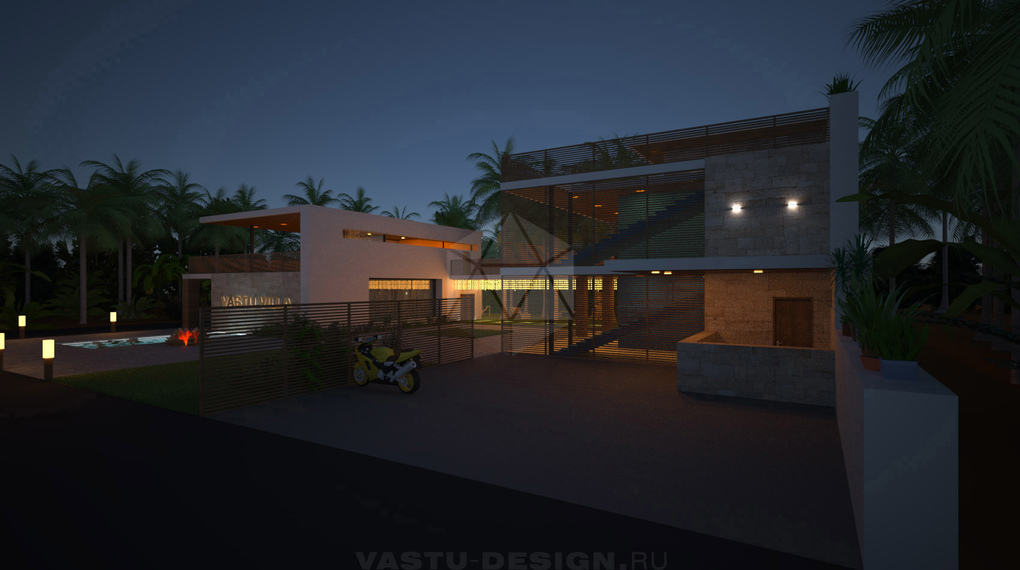 подсветка фасада